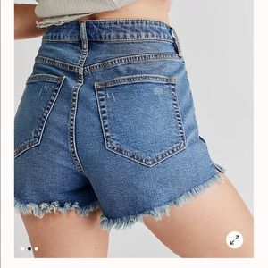 Crvy Free People Jean Shorts